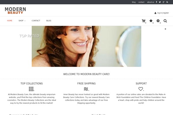 modernbeautycare.com site used Vizio