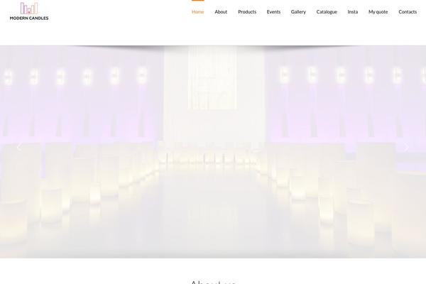 WordPress website example screenshot