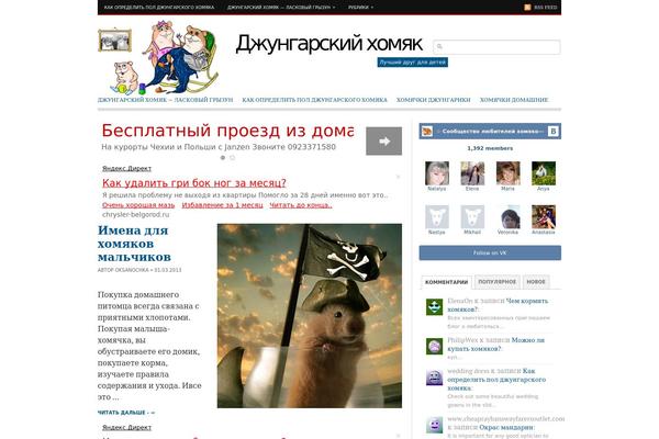 modernconsct.ru site used Blogging News