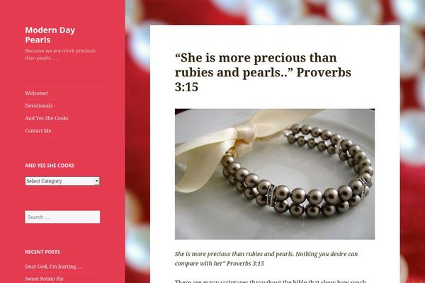 Twenty Fifteen theme site design template sample