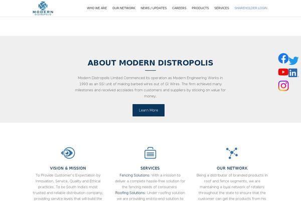 Modern theme site design template sample