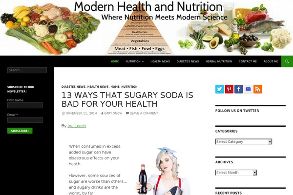 WordPress website example screenshot