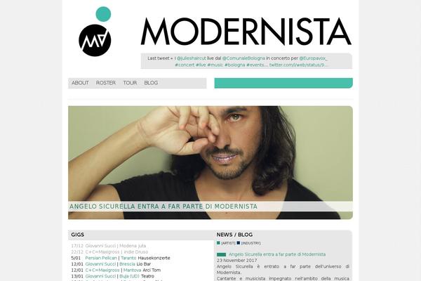 modernista.org site used Modernista