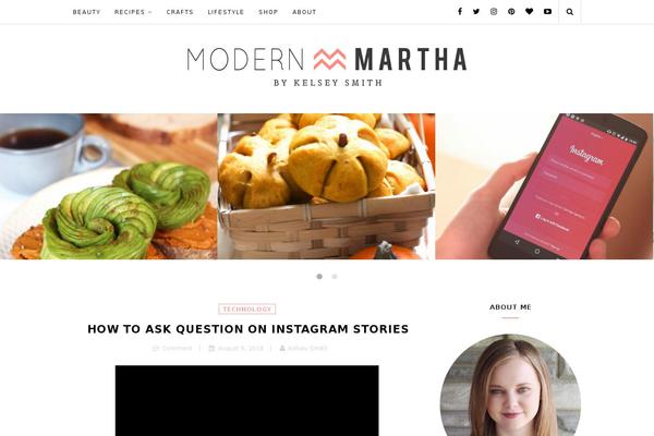 modernmartha.com site used Fashionista
