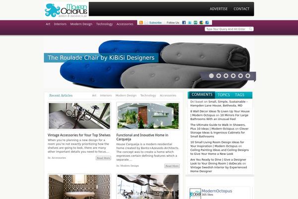 modernoctopus.com site used Webmag-multiple