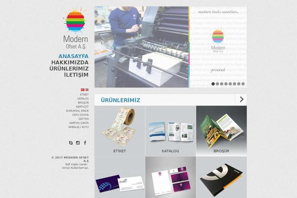 Mercina theme site design template sample