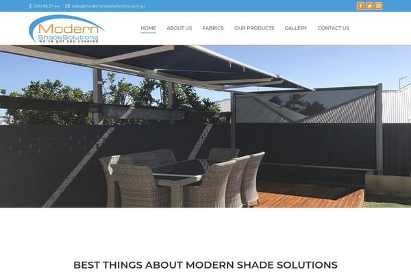 modernshadesolutions.com.au site used Techreshape