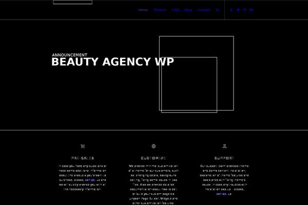 Enfold theme site design template sample