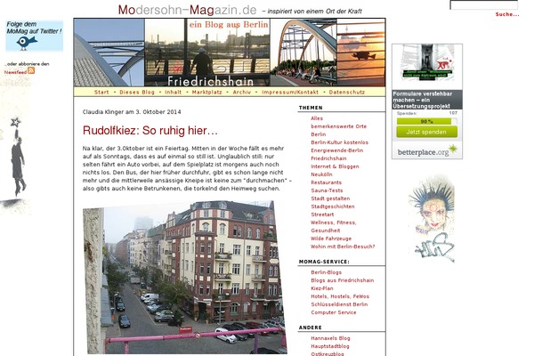 WordPress website example screenshot