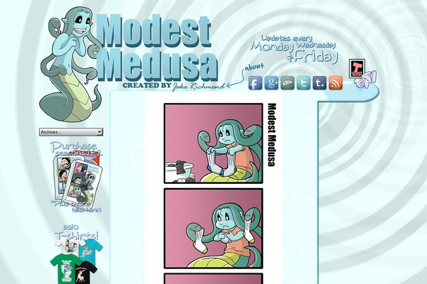 modestmedusa.com site used Comicpress-mm