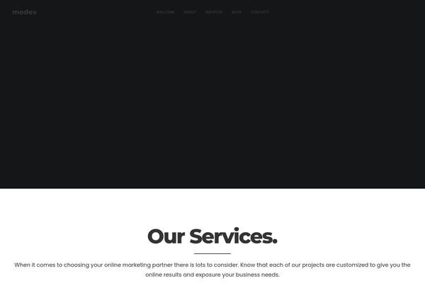 Brooklyn theme site design template sample