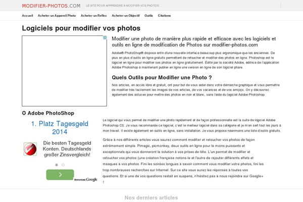 WordPress website example screenshot