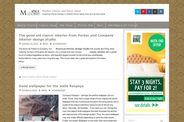 WordPress website example screenshot