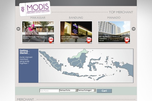 modis theme websites examples