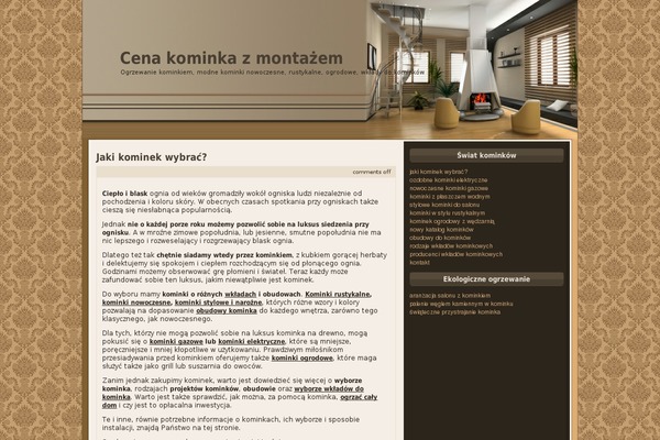 modnekominki.eu site used Sandville
