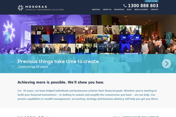 modoras.com site used Modoras