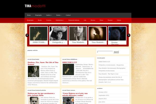 GrungeMag theme site design template sample