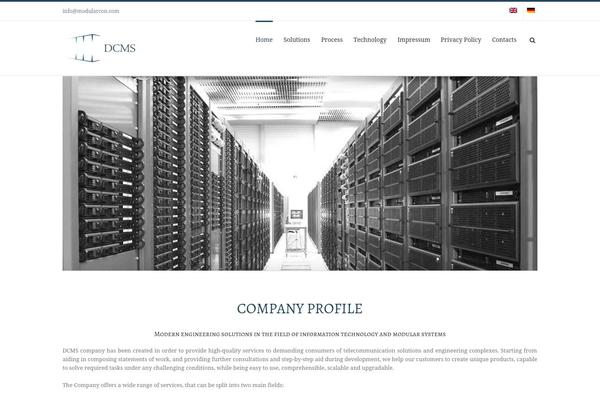 modularcon.com site used Avada