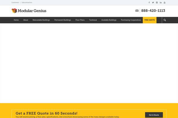 modulargenius.com site used Modulargenius-child