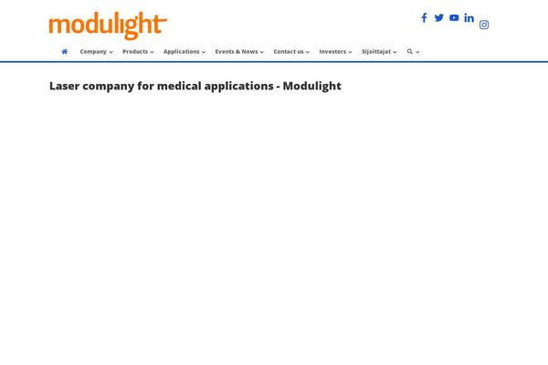 modulight.com site used Openstrap-child