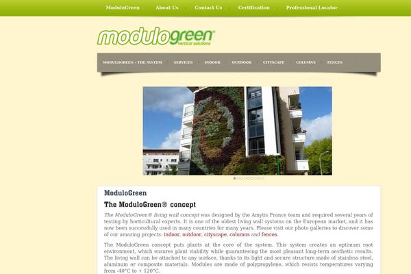 modulogreen.ca site used Oleum