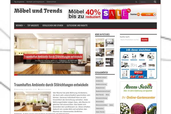 Jarida theme site design template sample