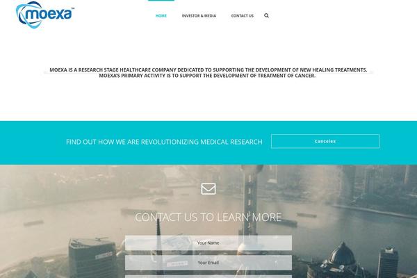 Jupiter theme site design template sample