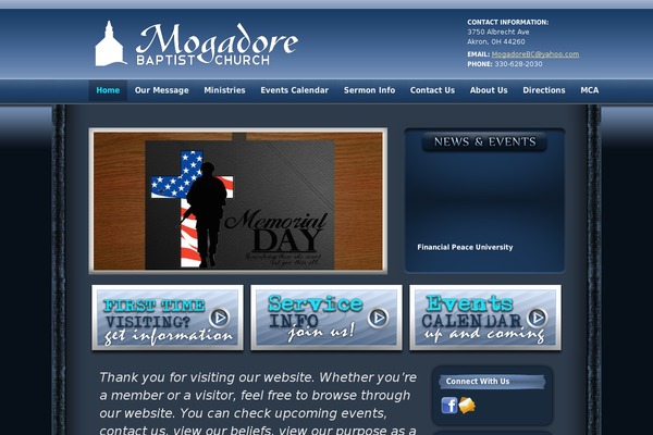 mogadorebaptist.com site used Church-wp58