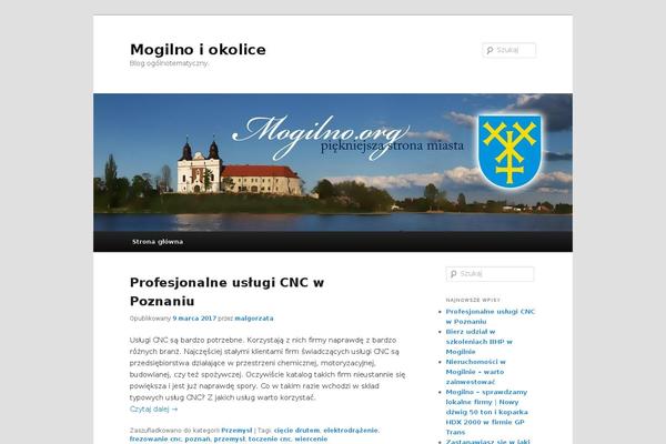 WordPress website example screenshot