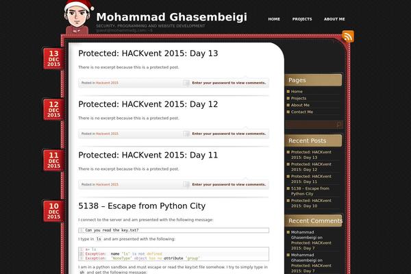 mohammadg.com site used Bytetheme