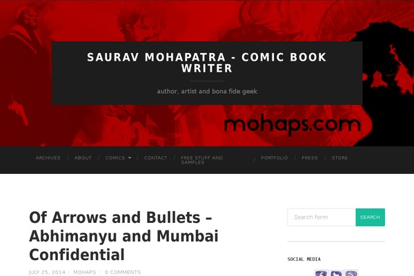 WordPress website example screenshot