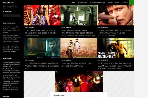 Twenty Fourteen theme site design template sample