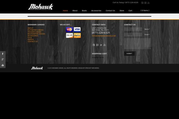 mohawkcanoes.com site used Mohawk