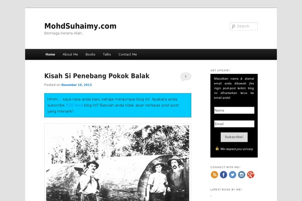 Site using CommentLuv plugin