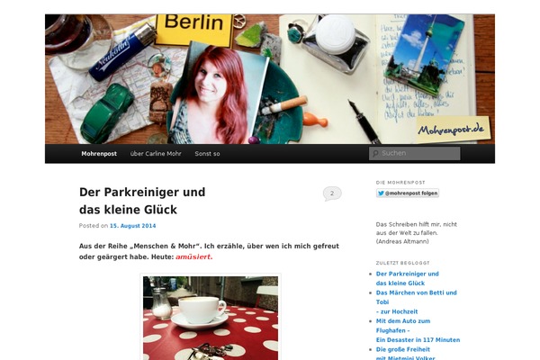 WordPress website example screenshot
