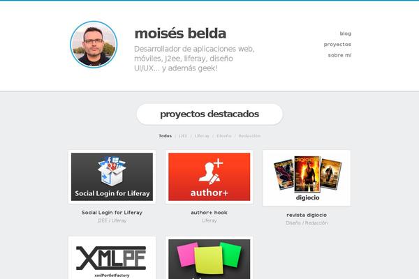 moisesbelda.com site used Identify-v1.0.3