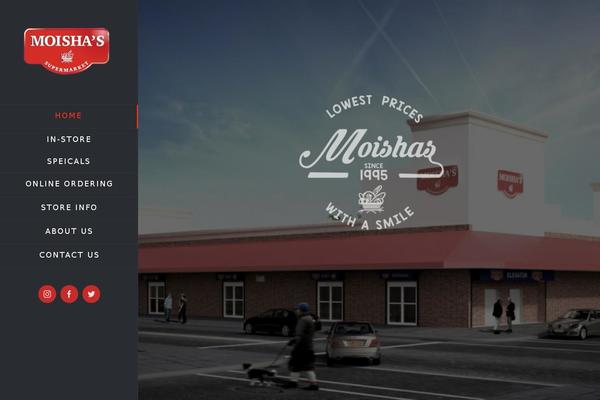 Canvas theme site design template sample