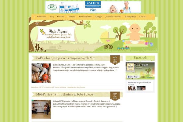Mommy_blog theme site design template sample