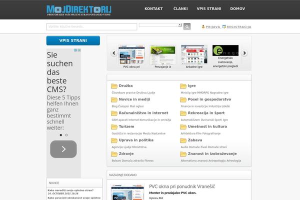 mojdirektorij.com site used Directorypress