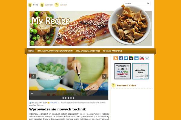 moje-napoje.pl site used Myrecipe