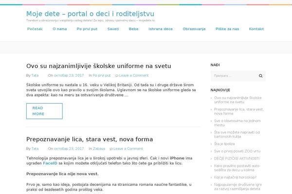 WordPress website example screenshot