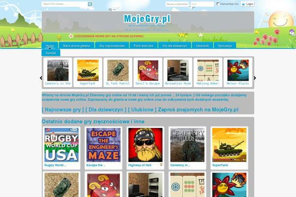 mojegry.pl site used Mojegry