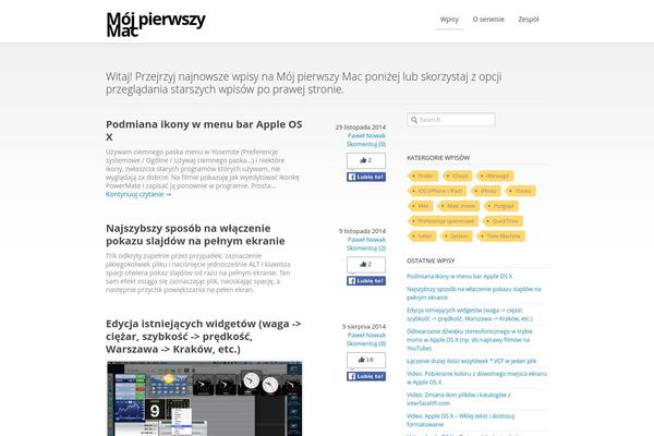 mojpierwszymac.pl site used Plain