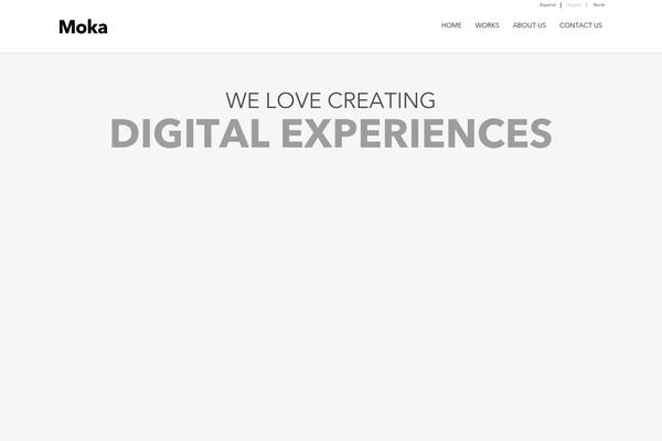 Moka theme site design template sample