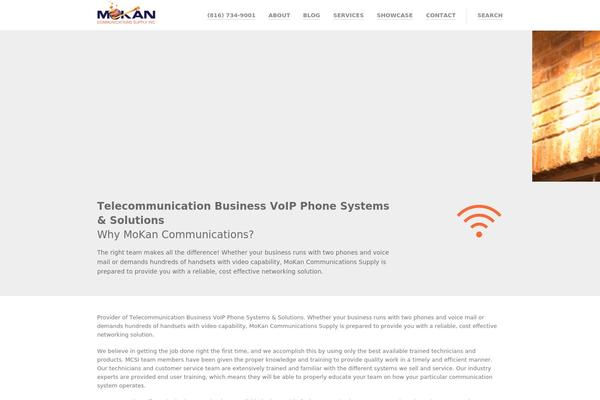 mokancommunications.com site used Kickstart-child