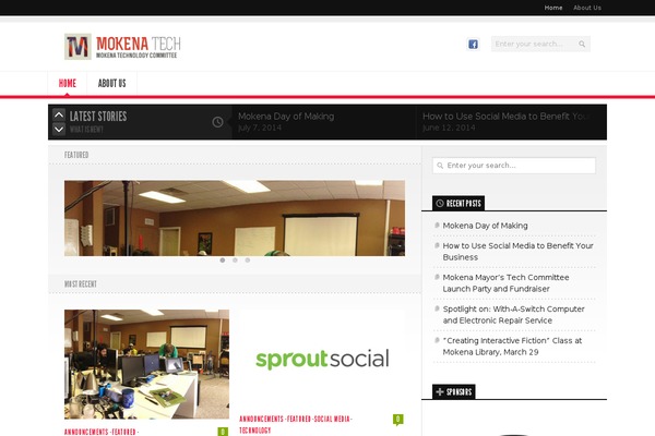 Newsroom14 theme site design template sample