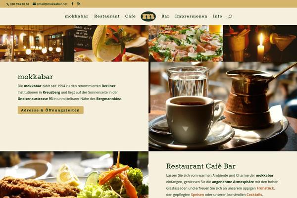 Divi theme site design template sample