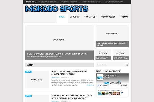 Point theme site design template sample