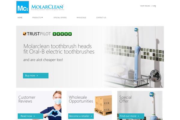 molarclean.com site used Twenty Twelve