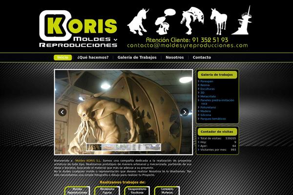 moldesyreproducciones.com site used Koris2